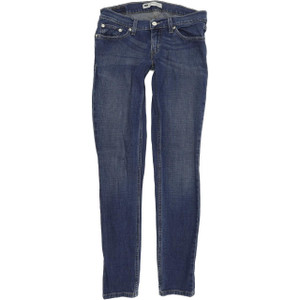 Levi's 524 Women Blue Skinny Slim Stretch Jeans W25 L32 | Fabb Fashion