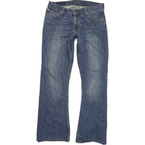 Levi's 516 Men Blue Flared Regular Jeans W26 L32 | Fabb Fashion