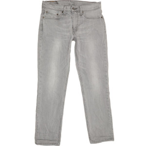 Levi's 511 Straight Slim W31 L28 Jeans in Good used conditionwith fold lines above the hems and the legs have been shortened to 28". Fast & Free UK Delivery. Buy with confidence from Fabb Fashion. image 1