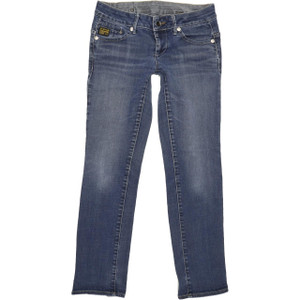 G-Star Midge Straight Slim W28 L29 Jeans in Good used conditionPlease note the actual inside leg measurement is 29" and with some wear to the bum. Fast & Free UK Delivery. Buy with confidence from Fabb Fashion. image 1