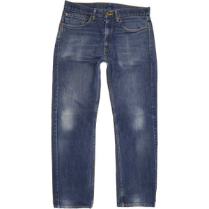 Levi's 505 Straight Regular W34 L31 Jeans in Good used conditionPlease note the actual inside leg measurement is 31" and with wear to the crotch. Fast & Free UK Delivery. Buy with confidence from Fabb Fashion. image 1