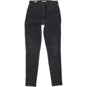 Levi's 721 High Rise Women Black Skinny Stretch Jeans W25 L29 | Fabb Fashion