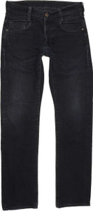 G-Star New Radar Men Navy Straight Slim Jeans W33 L32 (85347)