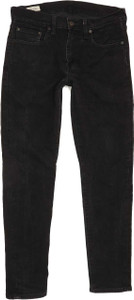 Levi's Men Black Tapered Regular Stretch Jeans W32 L29 (85445)