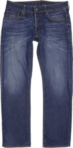 G-Star 3301 Men Blue Straight Regular Jeans W33 L31 (85595)