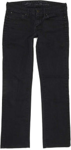 Levi's Slight Curve Women Black Straight Slim Stretch Jeans W28 L28 (85705)