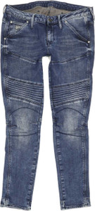 G-Star 5620 Custom Women Blue Tapered Slim Stretch Jeans W31 L30 (86369)