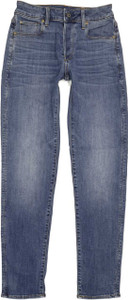 G-Star 3301 Men Blue Straight Slim Stretch Jeans W26 L31 (86397)