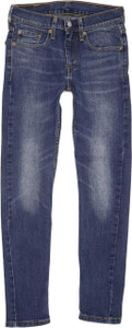 Levi's 519 Men Blue Skinny Slim Stretch Jeans W28 L30 (86408)