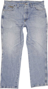 Wrangler Texas Men Blue Straight Regular Jeans W40 L32 (86704)