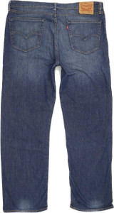 Levi's 751 Men Blue Straight Regular Stretch Jeans W40 L31 (86627)