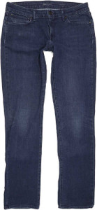 Levi's Demi Curve Women Blue Straight Slim Stretch Jeans W30 L32 (87147)