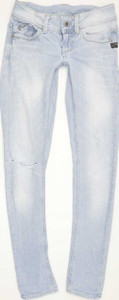G-Star Lynn Women Blue Skinny Slim Stretch Jeans W27 L31 (87239)