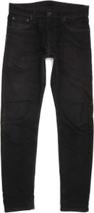 Levi's 512 Men Black Tapered Slim Stretch Jeans W30 L31 (87348)