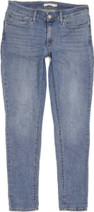 Levi's 711 Women Blue Skinny Slim Stretch Jeans W30 L30 (87985)