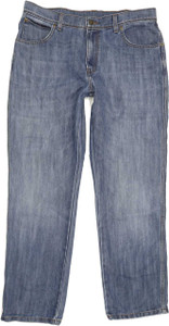 Wrangler Men Blue Straight Regular Jeans W36 L30 (88024)