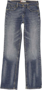 Levi's 627 Women Blue Straight Slim Stretch Jeans W28 L31 (88049)