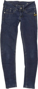 G-Star Lynn Women Blue Skinny Slim Stretch Jeans W26 L29 (88639)