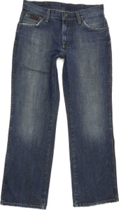 Wrangler Alaska Men Blue Straight Regular Jeans W31 L29 (88669)