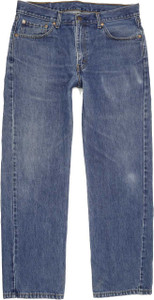 Levi's 751 Men Blue Straight Regular Jeans W36 L31 (89254)