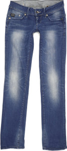 G-Star Midge Women Blue Straight Slim Stretch Jeans W27 L32 (89917)