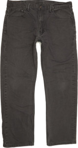 Levi's 505 Men Charcoal Straight Regular Jeans W38 L31 (89966)