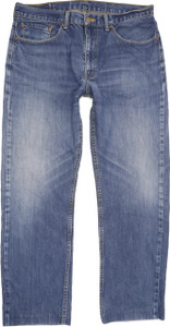 Levi's 505 Men Blue Straight Regular Jeans W36 L30 (90017)