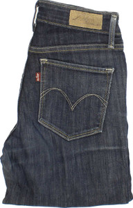 Levi's Demi Curve Womens Blue Skinny & Slim Stretch Jeans W25 L32 | Fabb Fashion image 1