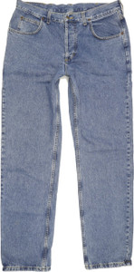 Lee Chicago Men Blue Straight Regular Jeans W38 L34 (89998)