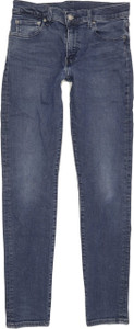 Levi's 512 Men Blue Tapered Slim Stretch Jeans W29 L32 (89838)