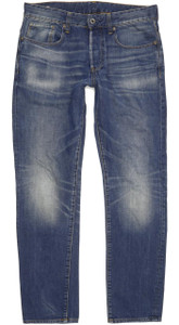 G-Star 3301 Men Blue Tapered Regular Jeans W31 L30 (90437)