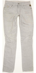 G-Star Frontier Jack Women Grey Straight Regular Jeans W27 L32 (90463)