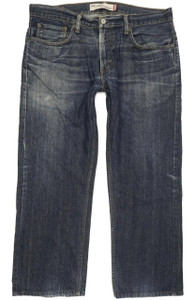 Levi's 559 Men Blue Straight Relaxed Jeans W34 L26 (90369)