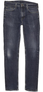 Levi's 510 Men Blue Straight Regular Stretch Jeans W33 L32 (90959)