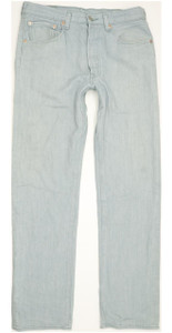 Levi's 501 Men Blue Straight Regular Jeans W32 L32 (91070)