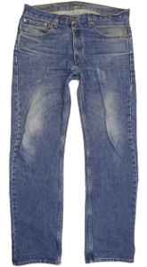 Levi's 751 Men Blue Straight Regular Jeans W35 L32 (91809)
