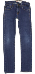 Levi's 510 Kids Blue Skinny Slim Stretch Jeans W26 L28 (92173)