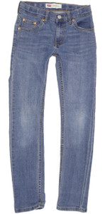 Levi's 510 Kids Blue Skinny Slim Stretch Jeans W24 L27 (92121)