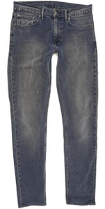 Levi's Men Blue Straight Regular Stretch Jeans W31 L32 (92356)