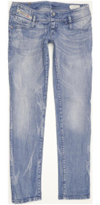 Diesel Matic 008N4 Women Blue Tapered Slim Stretch Jeans W29 L31 (92636)