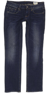 G-Star 3301 Women Blue Straight Slim Stretch Jeans W29 L30 (92875)