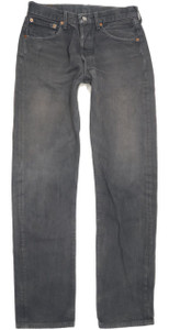 Levi's 501 Men Grey Straight Regular Jeans W31 L33 (92844)