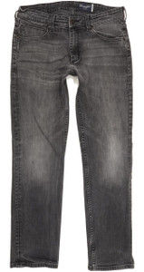 Wrangler Greensboro Men Charcoal Straight Regular Stretch Jeans W34 L31 (92815)