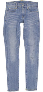 G-Star 3301 Men Blue Skinny Slim Stretch Jeans W27 L31 (92930)
