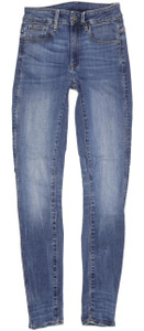 G-Star 3301 Women Blue Skinny Slim Stretch Jeans W25 L30 (93070)