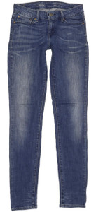 Levi's Demi Curve Women Blue Skinny Slim Stretch Jeans W26 L32 (93143)