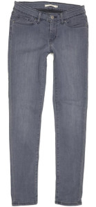 Levi's 711 Women Blue Skinny Slim Stretch Jeans W29 L30 (93264)