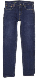 Levi's 502 Men Blue Tapered Regular Stretch Jeans W30 L30 (93142)