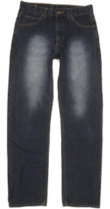 Lee Men Blue Straight Regular Jeans W32 L32 (93372)