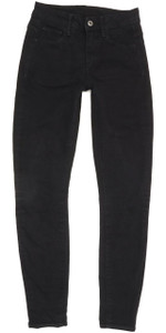 G-Star Women Black Skinny Slim Stretch Jeans W25 L28 (93519)